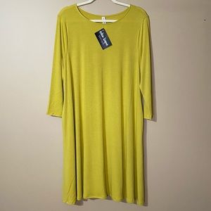 Zenana Premium Basic Pocket Dress. Multiple Sizes